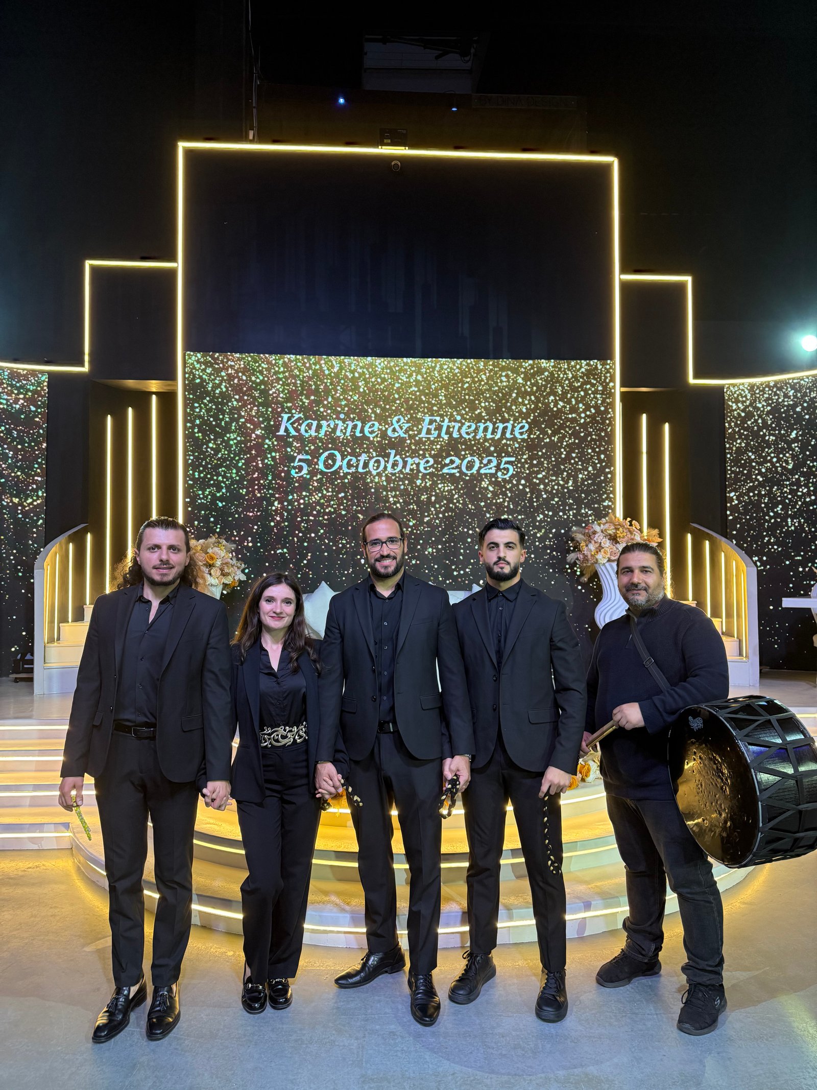 Troupe de dabké Sham Dabke en représentation